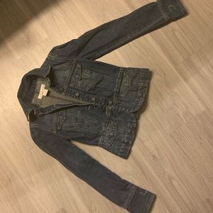 Jean jacket “cinched waist” by Calvin Klein